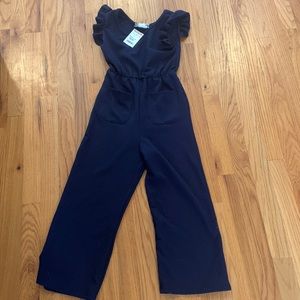 NWT! Blue jumper fringe with functional pockets